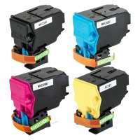 Compatible Konica Minolta TNP22 toner cartridges, 4 pack