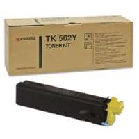 Kyocera Mita TK-502Y original toner cartridge, 8000 pages, yellow