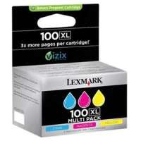 Lexmark 100XL, 14N0684 OEM ink cartridges, 3 pack