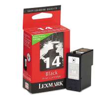 Lexmark 14, 18C2090 OEM ink cartridge, black