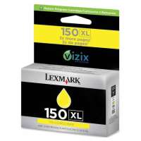 Lexmark 150XL, 14N1618 OEM ink cartridge, high yield, yellow