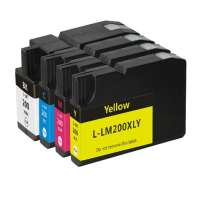 Compatible Lexmark 200XL ink cartridges, 4 pack