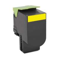 Remanufactured Lexmark 70C1HY0 toner cartridge, 3000 pages, yellow