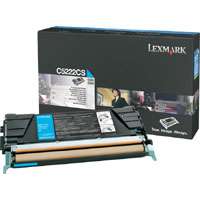 Lexmark C5222CS original toner cartridge, 3000 pages, cyan