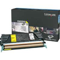Lexmark C5222YS original toner cartridge, 3000 pages, yellow