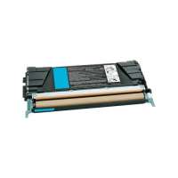 Remanufactured Lexmark C734A2CG toner cartridge, 6000 pages, cyan