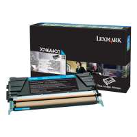 Lexmark X746A4CG original TAA toner cartridge, 7000 pages, cyan