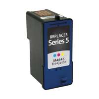 Remanufactured Dell Series 5, M4646 ink cartridge, high yield, color
