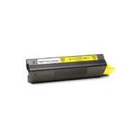 Compatible Okidata 43324401 toner cartridge, 5000 pages, yellow