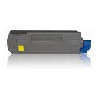 Compatible Okidata 43324466 toner cartridge, 4000 pages, yellow