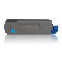 Compatible Okidata 43324468 toner cartridge, 4000 pages, cyan
