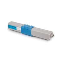 Compatible Okidata 44059215 toner cartridge, 10000 pages, cyan