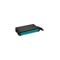Compatible Samsung CLP-C660B toner cartridge, 5000 pages, cyan