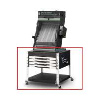 Rolling Stand for Vastex systems (as well as other tabletop equipment) + 4 Drawer Accessory Kit